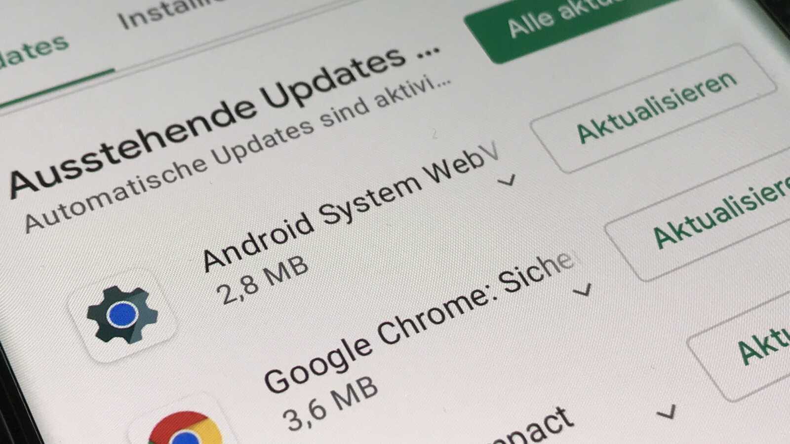 Aplikacje na Androida nie uruchamiają się: W ten sposób możesz rozwiązać problem z Google Webview
