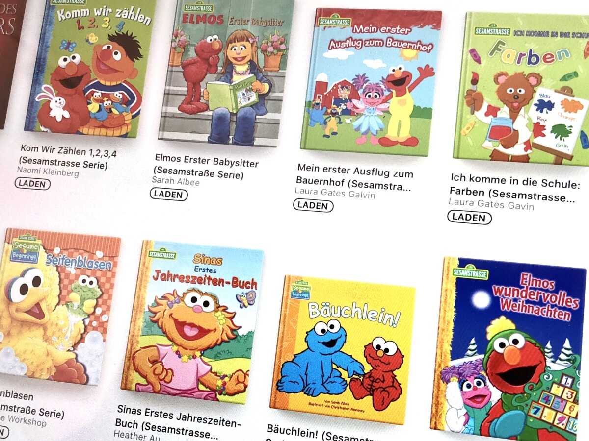 Apple rozdaje książki dla dzieci: 10 e-booków z Ulicy Sezamkowej za darmo
