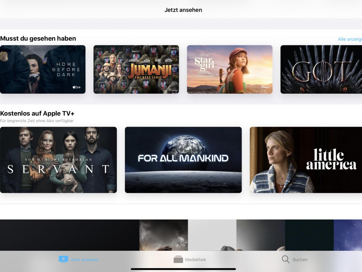 Apple TV +: wiele treści jest tymczasowo dostępnych za darmo bez abonamentu